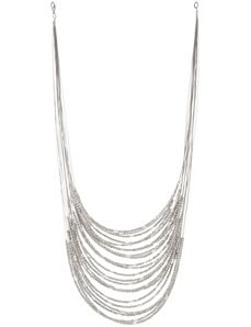 Tiered nugget illusion necklace by Lane Bryant