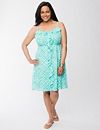 Ruffled chiffon dress