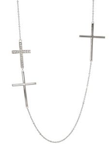Triple cross necklace by Lane Bryant