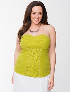 Lane Collection eyelet bustier