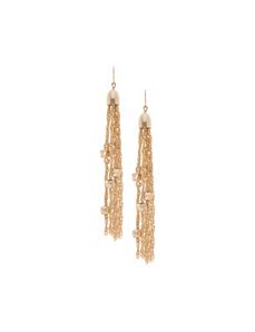 Tassel & block earrings by Lane Bryant