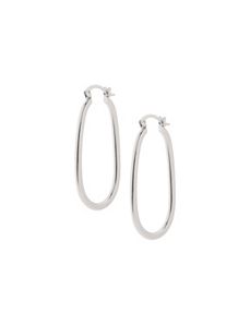 Flat edge hoop earrings by Lane Bryant