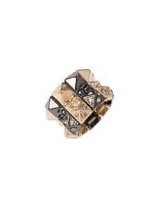 Rhinestone pyramid ring by Lane Bryant