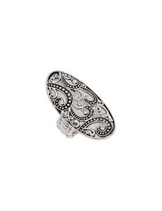 Etched oval ring by Lane Bryant