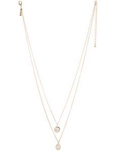Nested cubic zirconium necklace by Lane Bryant