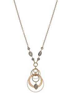 Charm cluster necklace by Lane Bryant