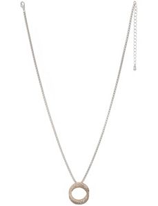 Two tone circle necklace by Lane Bryant