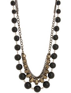 Lane Collection layered bead necklace