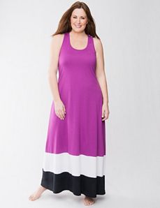 Colorblock sleep maxi lounger