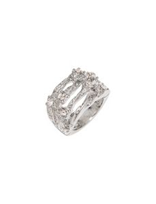 Twisted cubic zirconium ring by Lane Bryant