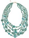 Five row turquoise necklace by Lane Bryant