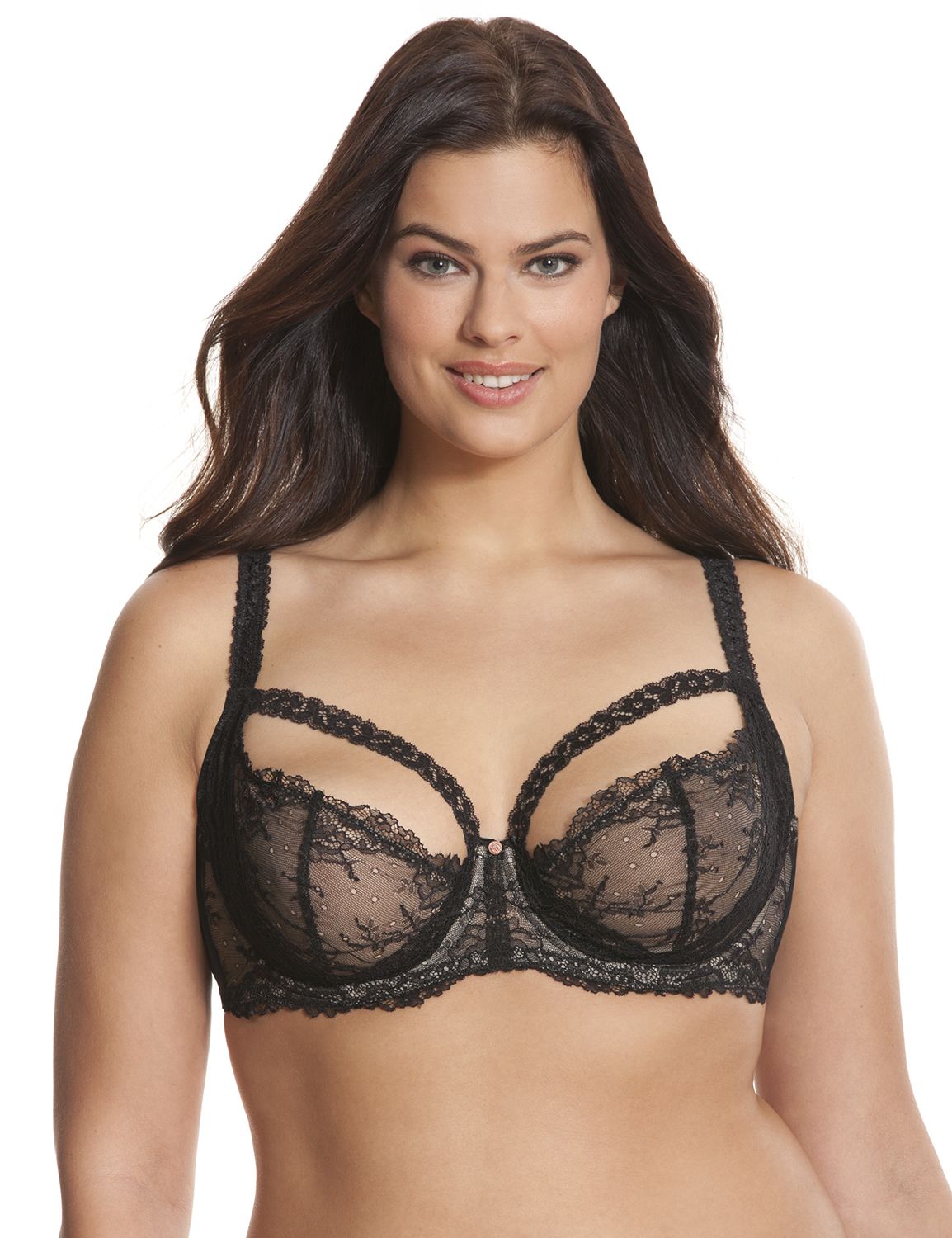 New Lane Bryant Cacique Strappy lace bra 46DD eBay