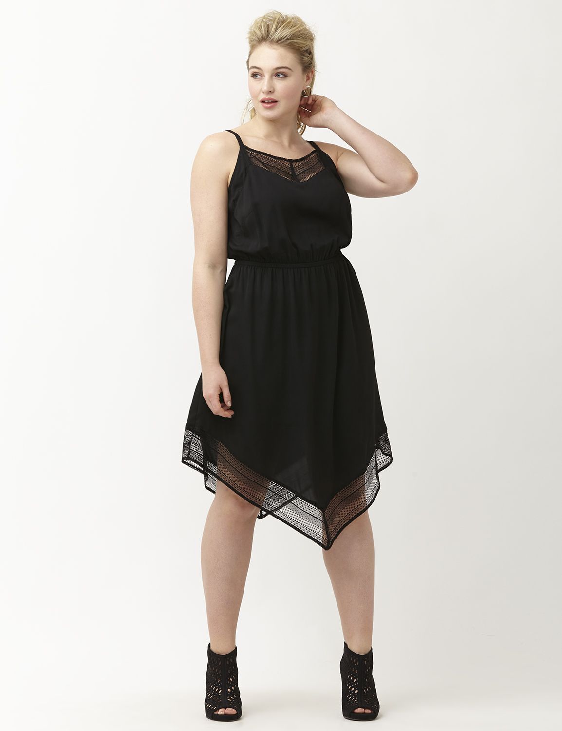 6th And Lane Lace Hem Slip Dress Lane Bryant