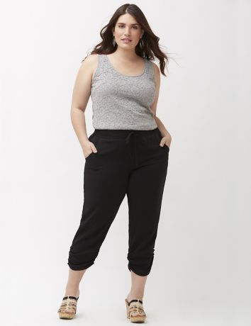 lane bryant yoga capri