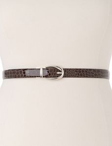 Classic reversible belt in plus sizes