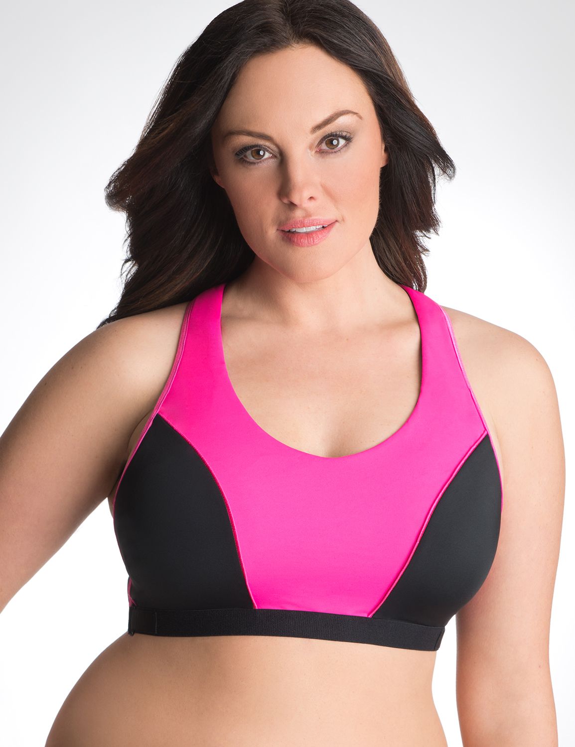 `LANE BRYANT`CACIQUE Racer back sport bra 46D (Missing Manufacture's