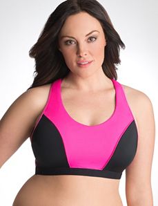 Adjustable racer back sport bra by Cacique