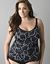 Plus size floral outline swim tank by Miraclesuit