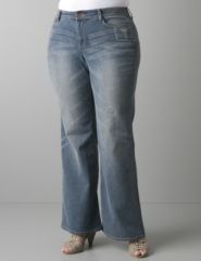 Plus size light wash jegging by DKNY JEANS