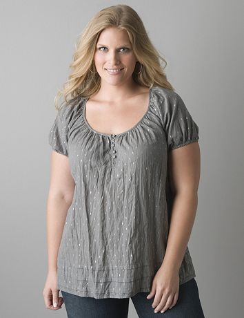 Boardwalk crinkle blouse by DKNY JEANS