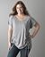 Plus size side drawstring top by DKNY JEANS