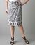 Plus size tribal print wrap skirt