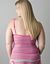Full figure Ruched striped cami