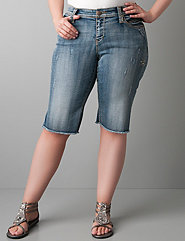 studded cutoff short by Seven7