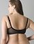 Plus size Chevron stripe push up demi bra