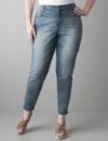 Zip ankle cargo jean by DKNY JEANS