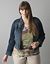 Zip front denim jacket by Lane Bryant