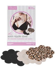 Satin nipple cover 3-pack by The Natural