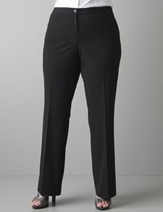 Classic trouser with T3 Tighter Tummy Technology by Lane Bryant