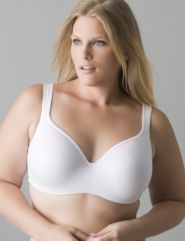 Full figure Unlined cotton balconette bra