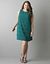 Plus sized Tiered chiffon dress by Lane Bryant