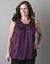 Pleated scoop neck tank by Lane Bryant