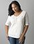 Plus size raw edge henley top by Lane Bryant