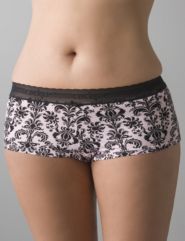 Lace waist boyshort panty by Cacique