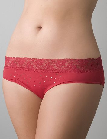 Runway Glam lace waist hipster by Cacique