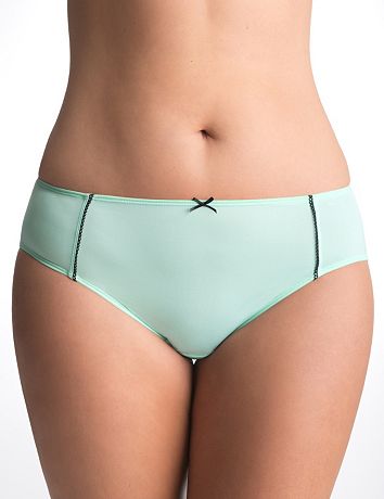 Trimmed hipster panty by Cacique