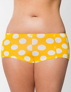 Lace trimmed boyshort panty by Cacique