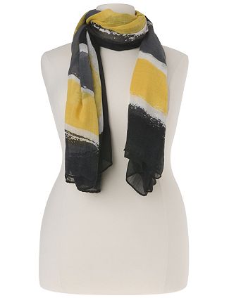Brushstroke print oversized scarf by Lane Bryant