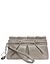 Pleated lizard wristlet bag by Lane Bryant