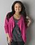Draped sparkle cardigan by DKNY JEANS