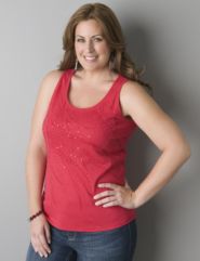Caviar bead tank by Lane Bryant