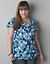 Bubble print ruffle blouse by Lane Bryant