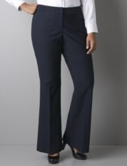 Pinstripe trousers