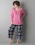 Long sleeve henley sleep top