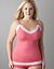 Plus size Seamless lace trim lingerie cami by Cacique