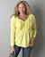 Ruffled long sleeve henley top by Lane Bryant